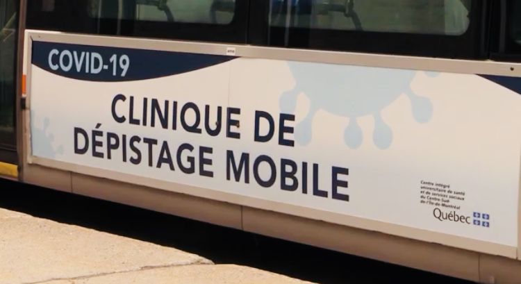 STM bus converted to mobile testing clinic starts up in Verdun